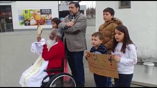 Fr James Manjackal 14032020 Blessing of the streets people etc with the Most Holy Sacrament [upl. by Fernas932]