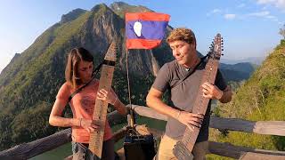 Live Chapman Stick Performance from Laos  Hallelujah and Floating Away by Cascade [upl. by Mitran]