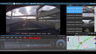 KENWOOD DRV830 付属「DRIVE REVIEWER」サンプル映像 [upl. by Eugaet921]