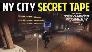 NY CITY How to Get the Secret Tape Tony Hawks Pro Skater 12 THPS 12 [upl. by Ichabod]