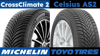 Michelin CrossClimate 2 vs Toyo Celsius AS2 [upl. by Leidba]