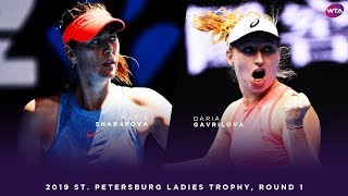 Daria Gavrilova and Daria Kasatkinas unorthodox warmup  Australian Open 2018 [upl. by Balcer]