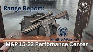 Range Report Smith amp Wesson MampP 1522 Performance Center Rifle [upl. by Narrad]