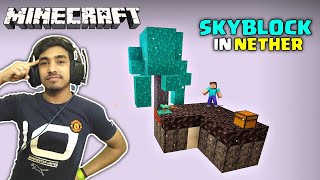 MINECRAFT SKYBLOCK BUT ITS IN THE NETHER [upl. by Hasty658]