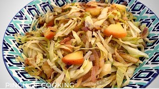 Sautéed Cabbage and Apple  Easy and Healthy Comfort Food  Shorts [upl. by Hardunn164]