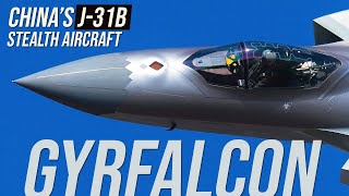 China’s J31B Gyrfalcon stealth aircraft debuts with advanced tech [upl. by Margot]