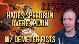 Hades Speedrun Overexplain wDemeter Fists  Haelian [upl. by Lleira141]