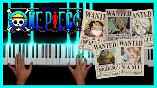 One Piece Character Commercial Break Piano Cover Eyecatchers [upl. by Snider908]