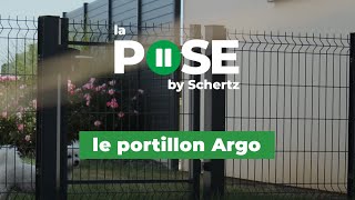 Tutoriel de pose Schertz  comment poser un portillon remplissage panneau Argo [upl. by Enahsed]