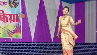 ami asomiya suwali bhoy nokoru  Assamese dance [upl. by Sandye]