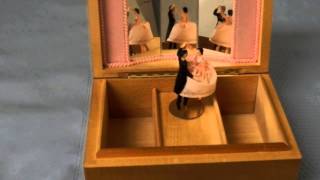 SOLD Music Box with Ballroom Dancing Couple  Ballerina Style  Anniversary Waltz [upl. by Lebanna615]