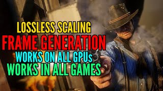 Lossless Scaling Frame Generation How to use  Works on all GPUs and all Games [upl. by Georglana]