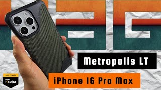 UAG Metropolis LT Olive Case Review for iPhone 16 Pro Max [upl. by Akcirret429]