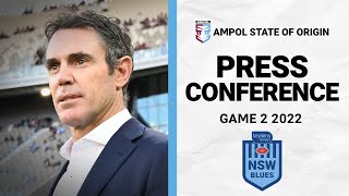 NSW Blues Press Conference  State of Origin II 2022  NRL [upl. by Carrol779]