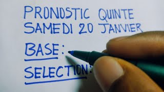 PRONOSTIC QUINTE DE DEMAIN SAMEDI 20 [upl. by Gisela]