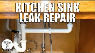 EASY Kitchen Sink Leak Repair [upl. by Akinam808]