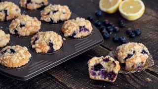 Easy Blueberry Muffins [upl. by Johan]