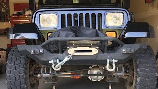 Jeep YJ Lunchox Locker amp U Joint Install [upl. by Sualokcin297]