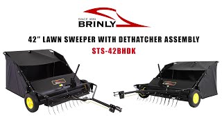 Assembly Video Brinly SweeperDethatcher 2in1 Combo Model STS 42BHDK [upl. by Waiter74]