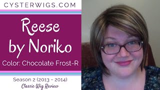 CysterWigs Wig Review Reese by Noriko Color Chocolate FrostR S2E30 2013 [upl. by Atnohsal920]