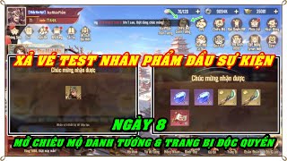 3Q Triệu Hoán Sư NGÀY 8 TEST NHÂN PHẨM SỰ KIỆN CHIÊU MỘ DANH TƯỚNG amp BẢO KHỐ VŨ KHÍVK ĐỘC QUYỀN [upl. by Aihsatsan]