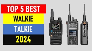 Top 5 Best Walkie Talkie in 2024  Best Two Way Radio [upl. by Hephzibah658]