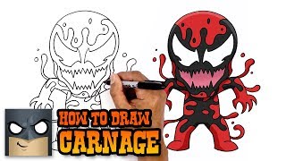 How to Draw Carnage  Art Tutorial [upl. by Mairhpe]