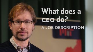 A CEO Job Description [upl. by Royal517]