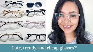 Zenni Optical Review and Try On Haul  Cheap Online Glasses [upl. by Ytsihc523]