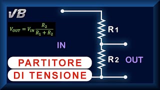 Partitore di tensione resistivo [upl. by Sinne]