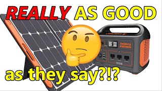 Jackery Explorer 1000  SolarSaga Panel UNSPONSORED REVIEW amp what devices will it power [upl. by Vin957]