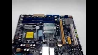 Placamãe Intel 775 Ddr2 Pcware Pw945gcl Som \ Vídeo \ Rede [upl. by Annaiviv229]