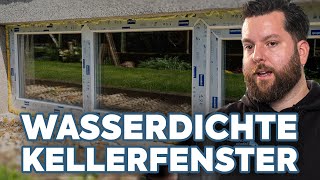 Wasserdichte Kellerfenster Schützen Sie sich bei Hochwasser [upl. by Gula]