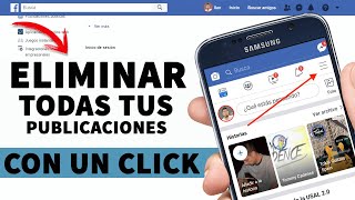 Cómo ELIMINAR todas tus PUBLICACINES en FACEBOOK desde el celular 🤪 [upl. by Andrus]