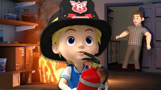 Child Firefighter Peter🧯│Learn about Safety Tips with POLI│Cartoons for Kids│Robocar POLI TV [upl. by Issiah]