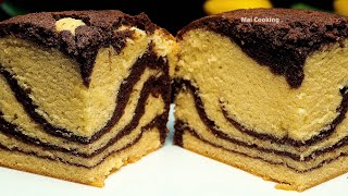 Easy Marble Cake Recipe Beginner Friendly [upl. by Hamlani]