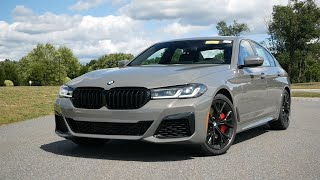 2021 BMW 540i Review  Start Up Revs Walk Around and Test Drive [upl. by Ahsiekat]