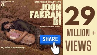 Joon Fakran Di Official Video Gurpreet Chattha Super Hit Punjabi Songs [upl. by Dupre]