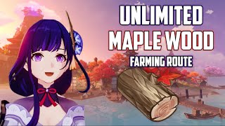 Unlimited Maple Wood Farm Route【Genshin Impact】 [upl. by Breskin917]