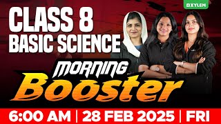 Class 8 Basic Science  Morning Booster  Xylem Class 8 [upl. by Elyak]