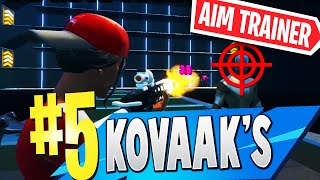 Top 5 Best KOVAAKS Aim Training Maps  Fortnite Kovaak Map CODES [upl. by Neibart]