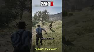 Threaten or Kill Handling Witnesses in Red Dead Redemption 2 [upl. by Lagasse789]