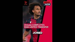 Man United COMPLETE ZIRKZEE DEAL premierleague premierleaguenews [upl. by Soalokin]