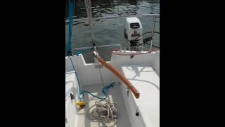 1980 catalina 22 sailboat [upl. by Miltie634]