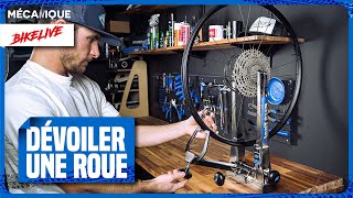 TUTO MÉCANIQUE  Comment dévoiler une roue  jante de vélo [upl. by Ahsenot]