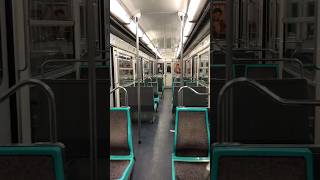 Ouvertures de portes  visite d’un MF67 sur la ligne 3bis metro travel parismetro train ratp [upl. by Nlyak510]