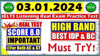 IELTS LISTENING PRACTICE TEST 2023 WITH ANSWERS  03012024 [upl. by Enyehc]