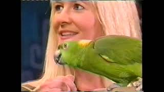 Barbara Heidenreich with Groucho the Singing Parrot on the Tonight Show [upl. by Ssepmet706]