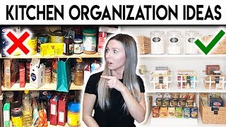 KITCHEN  PANTRY ORGANIZATION SURPRISE MAKEOVER [upl. by Blackstock]