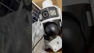 Camera Outdoor Security Camera with Solar Panel [upl. by Ellitnahc]